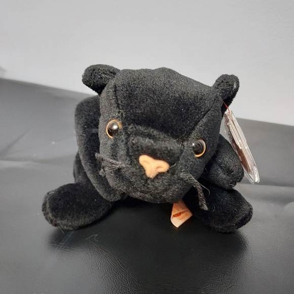 TY Original Beanie Babies Velvet The Panther 1995 - Picture 1 of 7